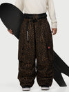 Men's Functional Street Utility Belt Cargo Multi Pocket Baggy Snow Pants