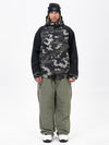 Men's Freestyle Mountain Camo Snow Suit – Bomber Jacket & Baggy Pants Set