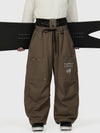 Men's Camden Punk Rivet Street Utility Cargo Snow Pants – Baggy Freestyle Fit
