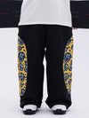 Men's All Weather Reflective Swaggy Graphic Cargo Snow Pants