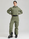 Women's Gsou Snow Alpine Luxe Slim Fit Full Body Onesie Ski Jumpsuit