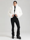 Women's Glacier Vogue Ski Jumpsuit & Faux Fluffy Fur Delish Jacket