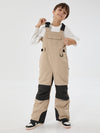 Boys Mountain Trek Light Reflective Knee Guard Waterproof Insulated Snow Bib Pants