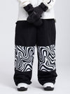 Women's All Weather Reflective Swaggy Graphic Cargo Snow Pants