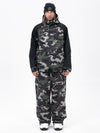 Men's Freestyle Mountain Camo Snow Suit – Bomber Jacket & Baggy Pants Set