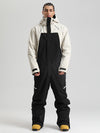 Men's Backcountry Explorer One Piece Cargo Ski Suits Full Body Snowsuits