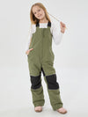 Girls Winter Trek Light Reflective Knee Guard Waterproof Insulated Snow Bib Pants