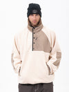 Men's Mountain-Ready Faux Sherpa Adventure Pullover Warm Fleece Sweater