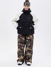 Women's Freestyle Mountain Camo Snow Suit – Bomber Jacket & Baggy Pants Set