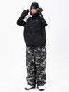 Men's Freestyle Mountain Camo Snow Suit – Bomber Jacket & Baggy Pants Set