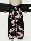 Women's Wild Motion Multi Pocket Reflective Colorblock Super Baggy Snow Pants