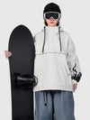 Women's Furious Flame Embroidery Reflective Line Freestyle Pullover Snow Hoodie