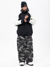 Men's Freestyle Mountain Camo Snow Suit – Bomber Jacket & Baggy Pants Set
