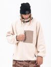 Men's Mountain-Ready Faux Sherpa Adventure Full-Zip Warm Fleece Jacket