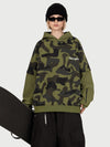 Women's Park Rider Freestyle Snow Hoodie – 2-in-1 Layered Style with Contrast Sleeves