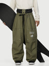 Men's Camden Punk Rivet Street Utility Cargo Snow Pants – Baggy Freestyle Fit