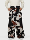 Men's Wild Motion Multi Pocket Reflective Colorblock Super Baggy Snow Pants