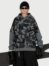 Women's Park Rider Freestyle Snow Hoodie – 2-in-1 Layered Style with Contrast Sleeves