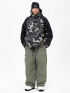 Men's Freestyle Mountain Camo Snow Suit – Bomber Jacket & Baggy Pants Set