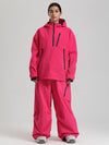 Women's Gsou Snow Durable Mountain Vibe Pullover Anorak Baggy Snow Suits