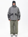 Men's Chillform Reflective Camo Snow Suit – Glow Trail Jacket with Freerider Baggy Snow Pants Set