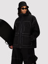 Men's UrbanCraft Street Utility Freestyle Snow Jacket – Reflective Hood & Workwear Design