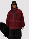Men's UrbanCraft Street Utility Freestyle Snow Jacket – Reflective Hood & Workwear Design