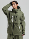 Women's Gsou Snow Durable Mountain Pro Winter Function Cargo Snow Jacket
