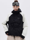 Women's Mountain Freestyle Cargo Pocket Bomber Camo Snowboard Jacket