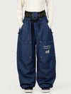 Women's Camden Punk Rivet Street Utility Cargo Snow Pants – Baggy Freestyle Fit