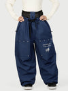 Women's Camden Punk Rivet Street Utility Cargo Snow Pants – Baggy Freestyle Fit