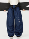 Women's Camden Punk Rivet Street Utility Cargo Snow Pants – Baggy Freestyle Fit
