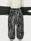 Men's Wild Motion Reflective Cargo Pockets Extra Baggy Snow Pants