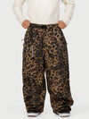 Men's Wild Motion Reflective Cargo Pockets Extra Baggy Snow Pants