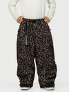Men's Wild Motion Reflective Cargo Pockets Extra Baggy Snow Pants