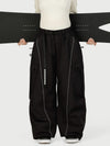 Women's Wild Motion Reflective Cargo Pockets Extra Baggy Snow Pants