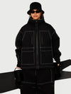Women's UrbanCraft Street Utility Freestyle Snow Jacket – Reflective Hood & Workwear Design