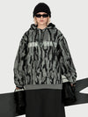 Women's Hyper Beast Reflective Graphic Snow Hoodie – Crew Edition