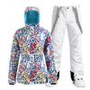 Women's SMN  Winter Forest Two Piece Snowsuits Snow Jacket & Pants Set
