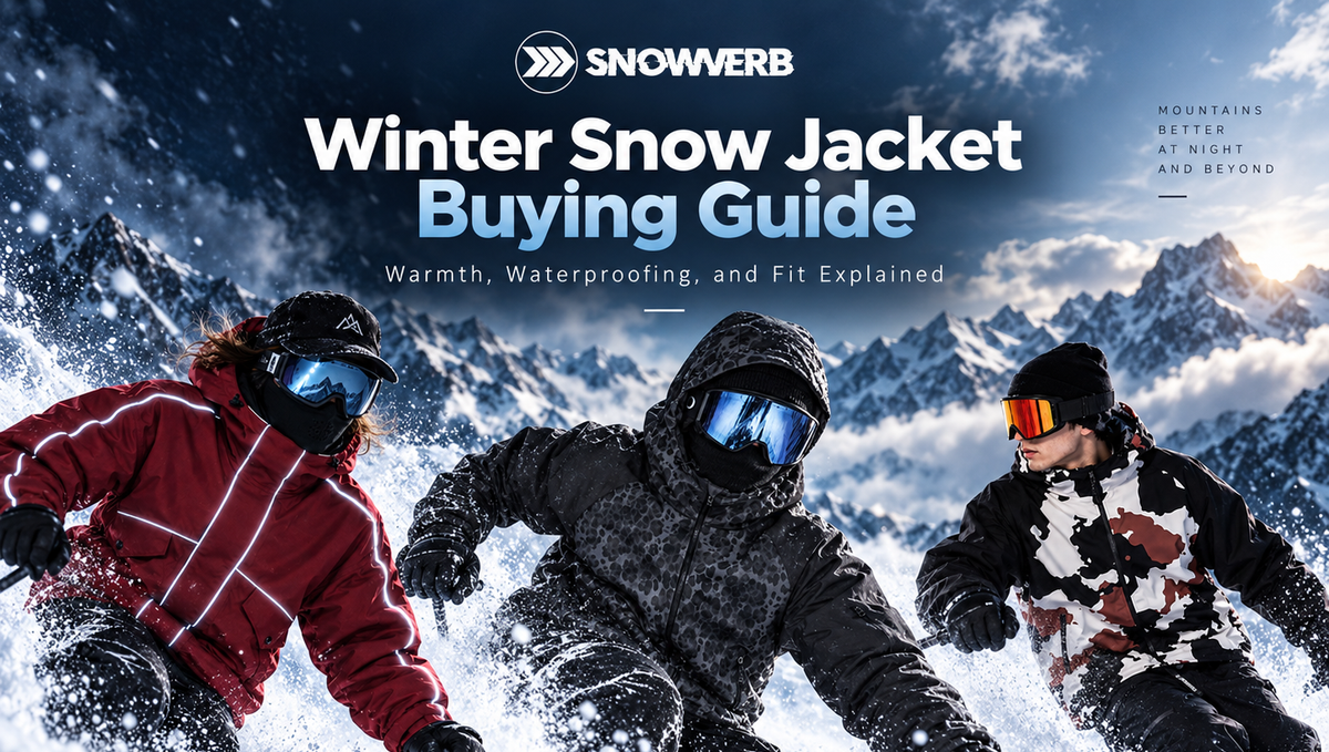 Winter Snow Jacket Buying Guide: Warmth, Waterproofing, and Fit Explained