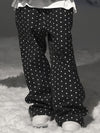 Women's Mountain Fancy Polka Dot Stars Freestyle Snow Pants