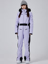 Women's Alpine Elegance Faux-Fur All-Inclusive Ski Overalls