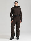 Women's Gsou Snow Alpine Luxe Slim Fit Full Body Onesie Ski Jumpsuit