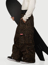 Men's Functional Street Utility Belt Cargo Multi Pocket Baggy Snow Pants