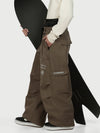 Men's Camden Punk Rivet Street Utility Cargo Snow Pants – Baggy Freestyle Fit