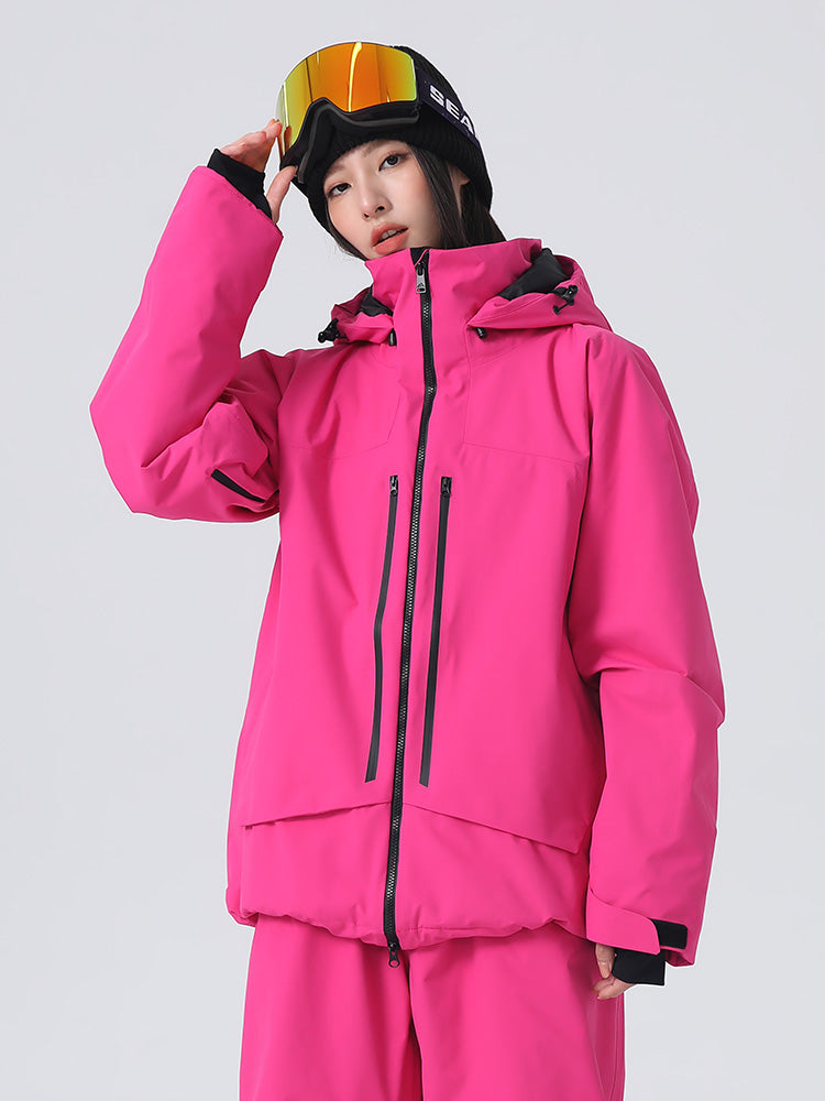 Women's Searipe Unisex Ridge Master Mountain Freerider Baggy Snow Jack ...