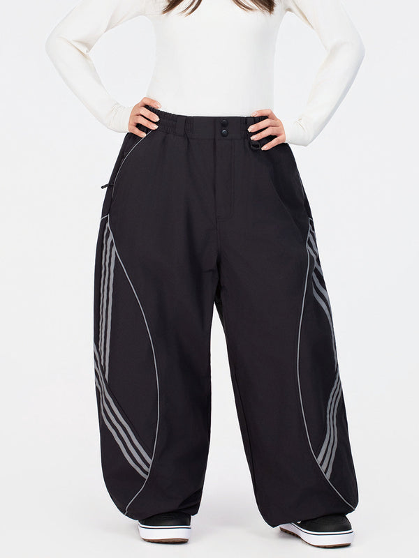 Women's Nightline Park Rider Reflective Curve Baggy Snow Pants
