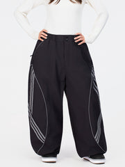 Women's Nightline Park Rider Reflective Curve Baggy Snow Pants