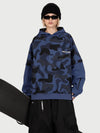 Women's Park Rider Freestyle Snow Hoodie – 2-in-1 Layered Style with Contrast Sleeves