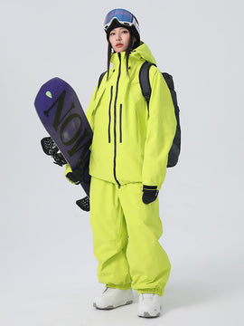 Women's Searipe Unisex Durable Mountain Rider All-Terrain Baggy Snow Suit